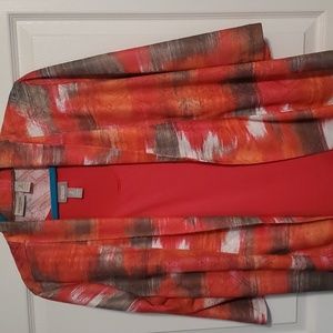 Chico  Easywear Open Cardigan Jacket with  Microfiber Tank, Chico Size 2